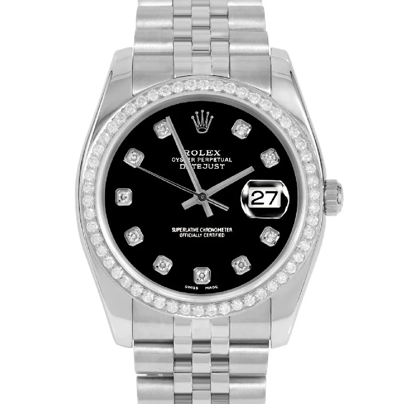 Rolex Datejust 36mm | 116234-BLK-DIA-AM-BDS-JBL