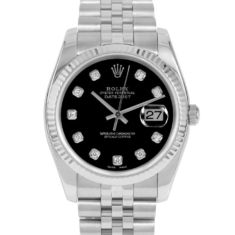 Rolex Datejust 36mm | 116234-BLK-DIA-AM-FLT-JBL