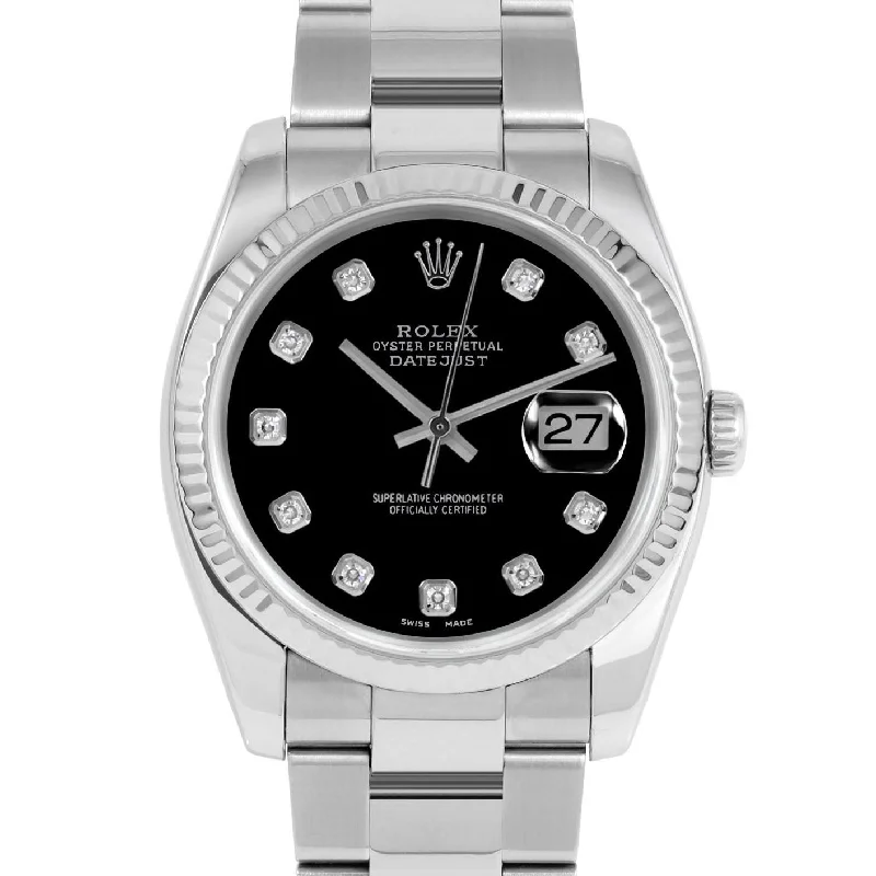 Rolex Datejust 36mm | 116234-BLK-DIA-AM-FLT-OYS