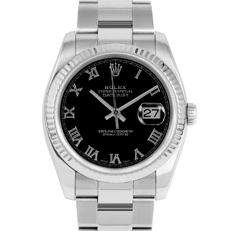 Rolex Datejust 36mm | 116234-BLK-ROM-FLT-OYS