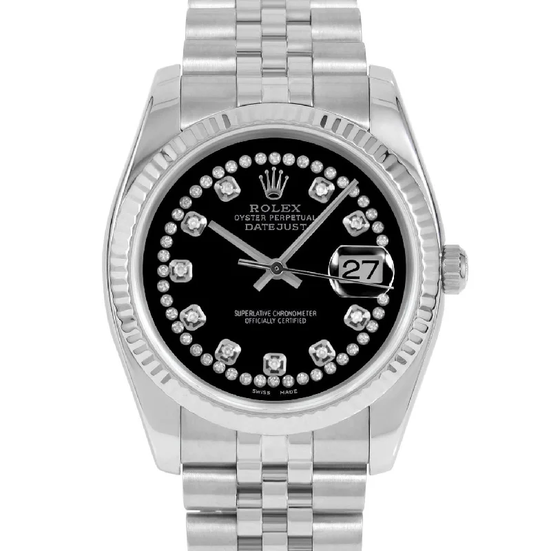 Rolex Datejust 36mm | 116234-BLK-STRD-FLT-JBL