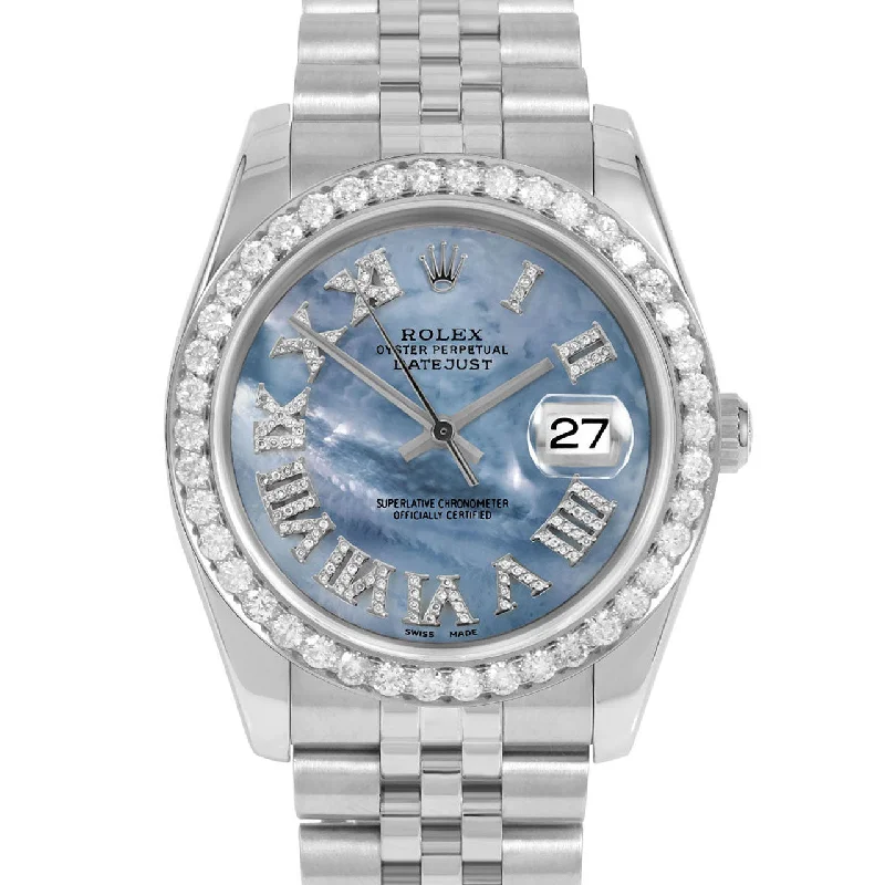 Rolex Datejust 36mm | 116234-BLMOP-FDR-25CT-JBL