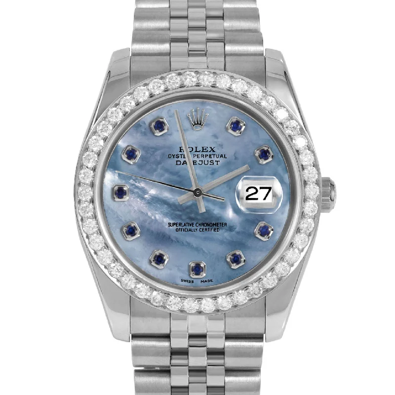 Rolex Datejust 36mm | 116234-BLMOP-SPH-AM-25CT-JBL