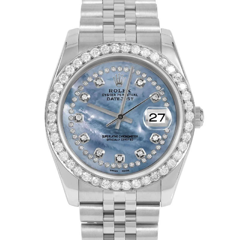 Rolex Datejust 36mm | 116234-BLMOP-STRD-25CT-JBL