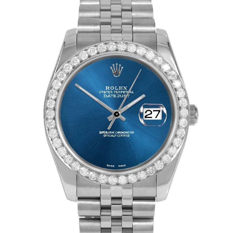 Rolex Datejust 36mm | 116234-BLU-NOHM-25CT-JBL