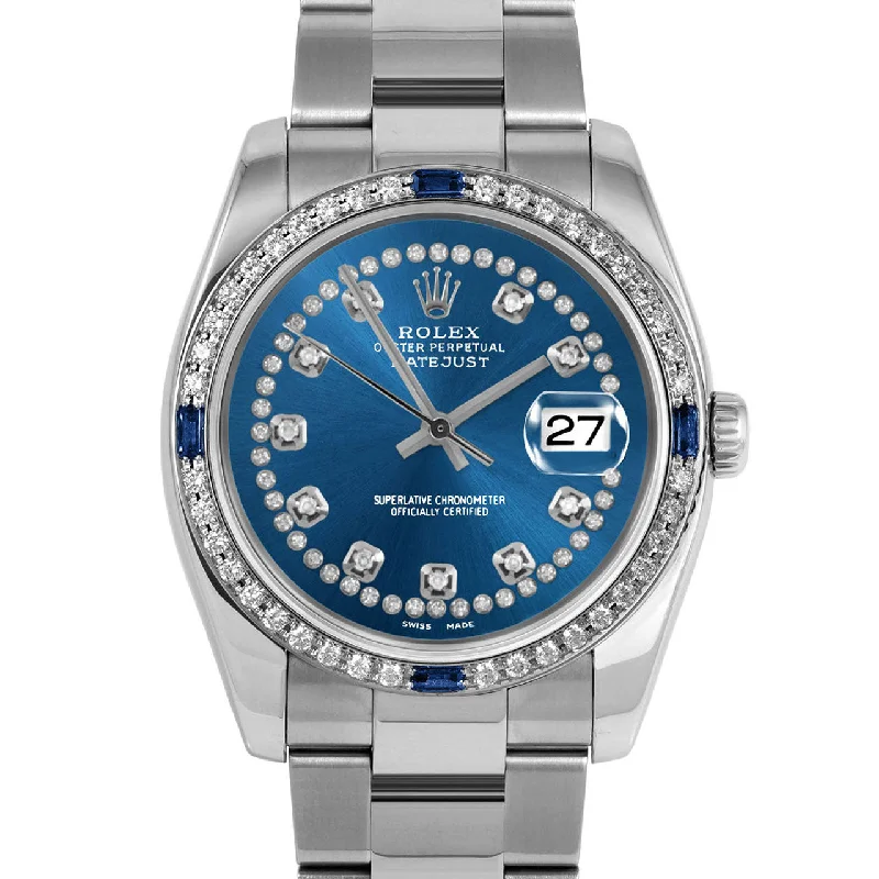 Rolex Datejust 36mm | 116234-BLU-STRD-4SPH-OYS