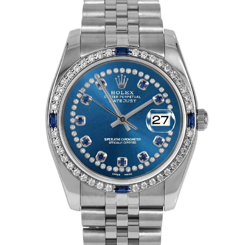 Rolex Datejust 36mm | 116234-BLU-STRS-4SPH-JBL