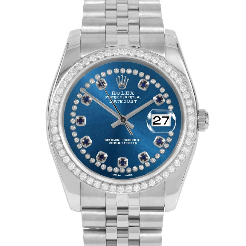 Rolex Datejust 36mm | 116234-BLU-STRS-BDS-JBL