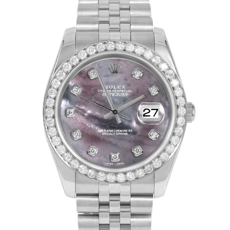 Rolex Datejust 36mm | 116234-BMOP-DIA-AM-25CT-JBL