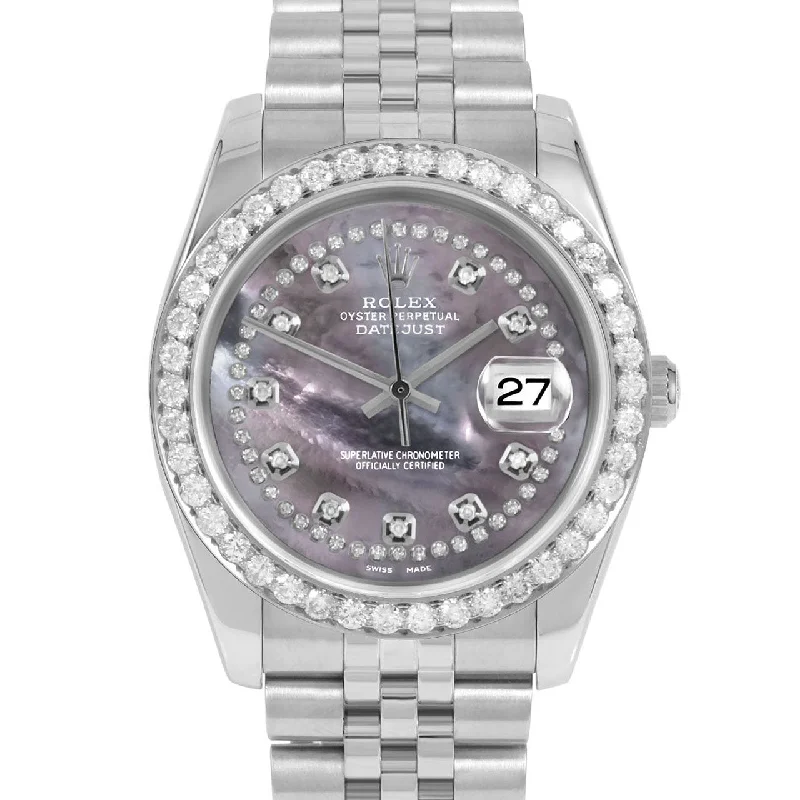 Rolex Datejust 36mm | 116234-BMOP-STRD-25CT-JBL