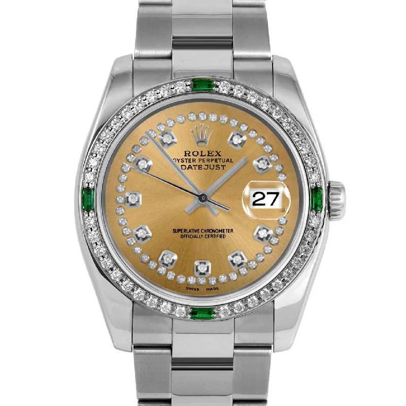 Rolex Datejust 36mm | 116234-CHM-STRD-4EMD-OYS