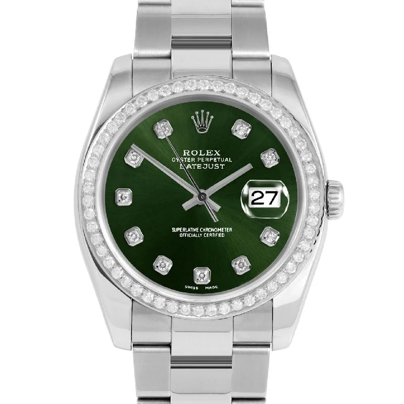 Rolex Datejust 36mm | 116234-GRN-DIA-AM-BDS-OYS