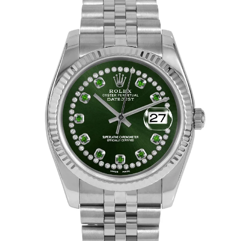 Rolex Datejust 36mm | 116234-GRN-STRE-FLT-JBL