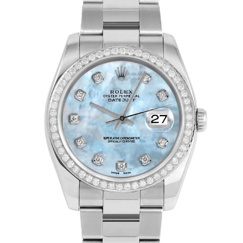 Rolex Datejust 36mm | 116234-LBMOP-DIA-AM-BDS-OYS