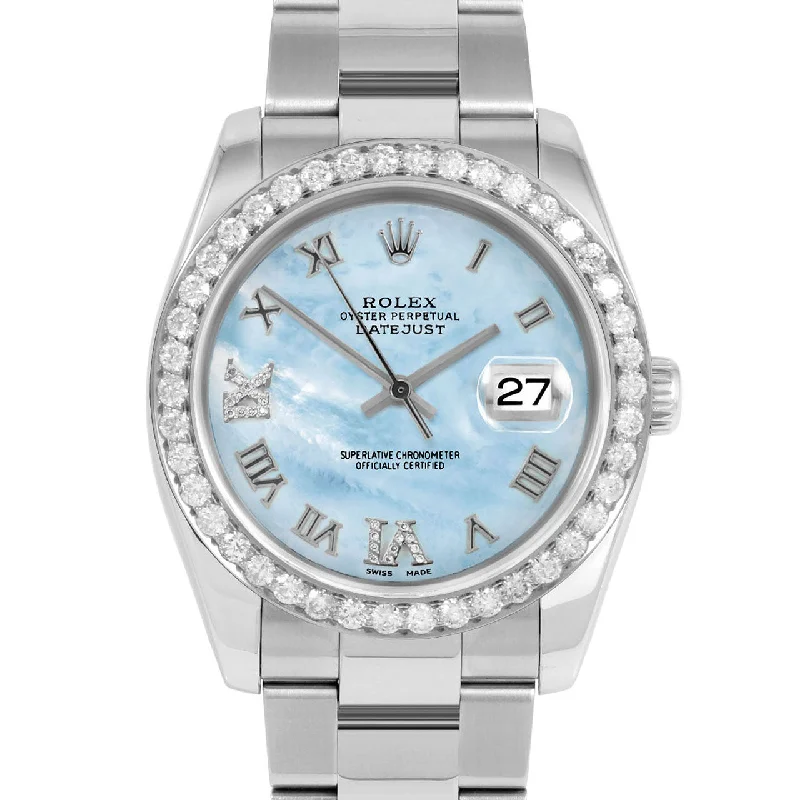 Rolex Datejust 36mm | 116234-LBMOP-RDR69-25CT-OYS