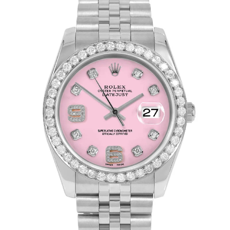 Rolex Datejust 36mm | 116234-PNK-8DA69-25CT-JBL