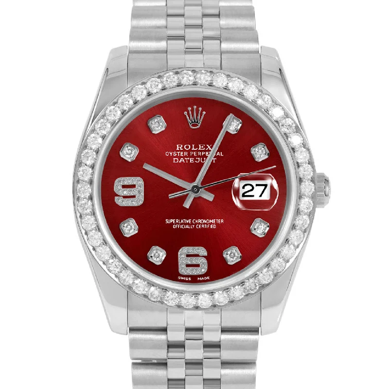 Rolex Datejust 36mm | 116234-RED-8DA69-25CT-JBL