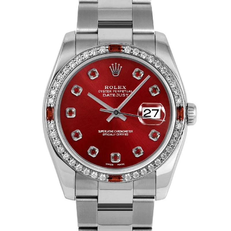 Rolex Datejust 36mm | 116234-RED-RBY-AM-4RBY-OYS