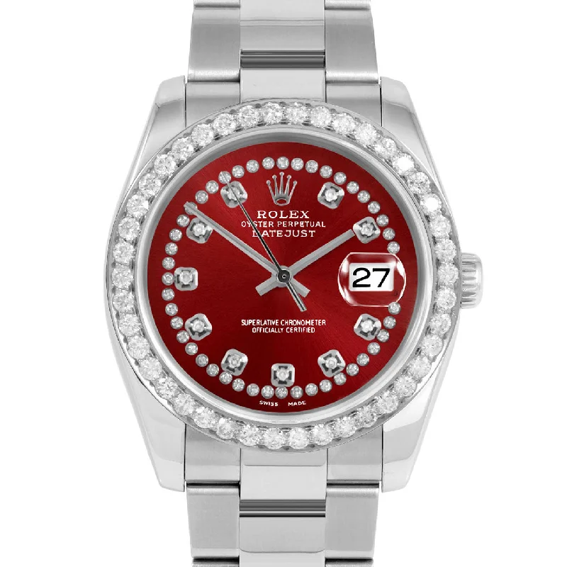 Rolex Datejust 36mm | 116234-RED-STRD-25CT-OYS