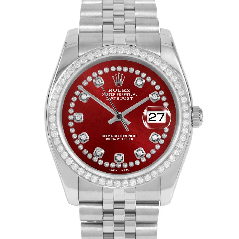 Rolex Datejust 36mm | 116234-RED-STRD-BDS-JBL