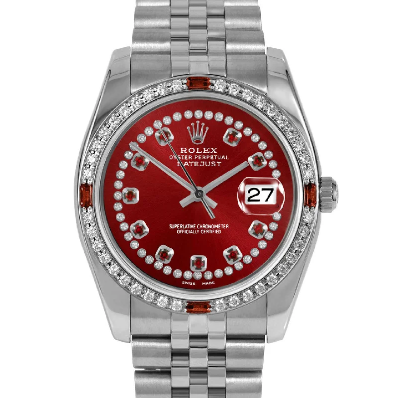 Rolex Datejust 36mm | 116234-RED-STRR-4RBY-JBL