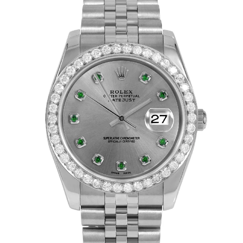 Rolex Datejust 36mm | 116234-SLT-EMD-AM-25CT-JBL