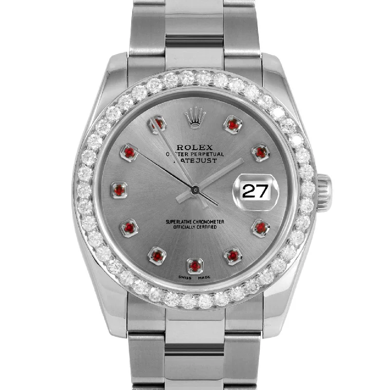 Rolex Datejust 36mm | 116234-SLT-RBY-AM-25CT-OYS