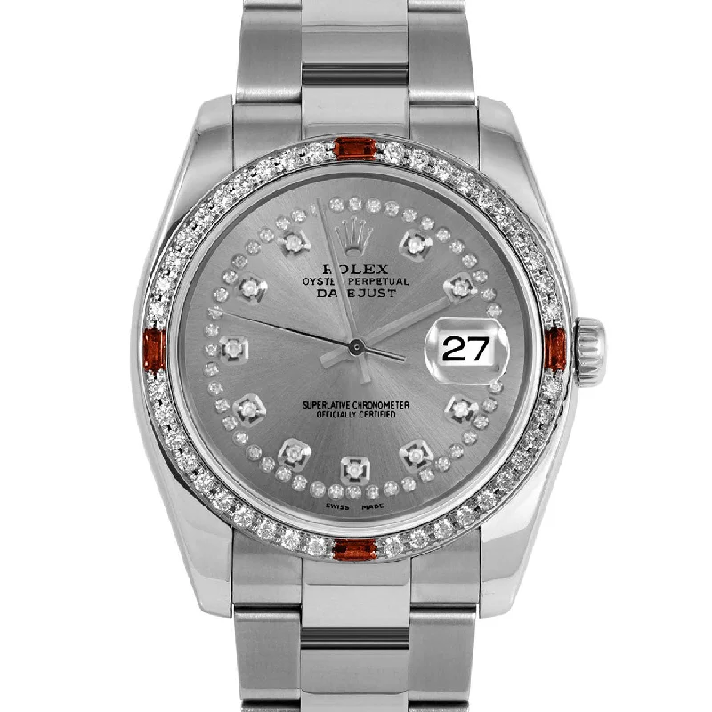 Rolex Datejust 36mm | 116234-SLT-STRD-4RBY-OYS