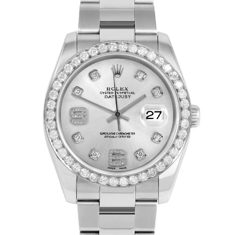 Rolex Datejust 36mm | 116234-SLV-8DA69-25CT-OYS