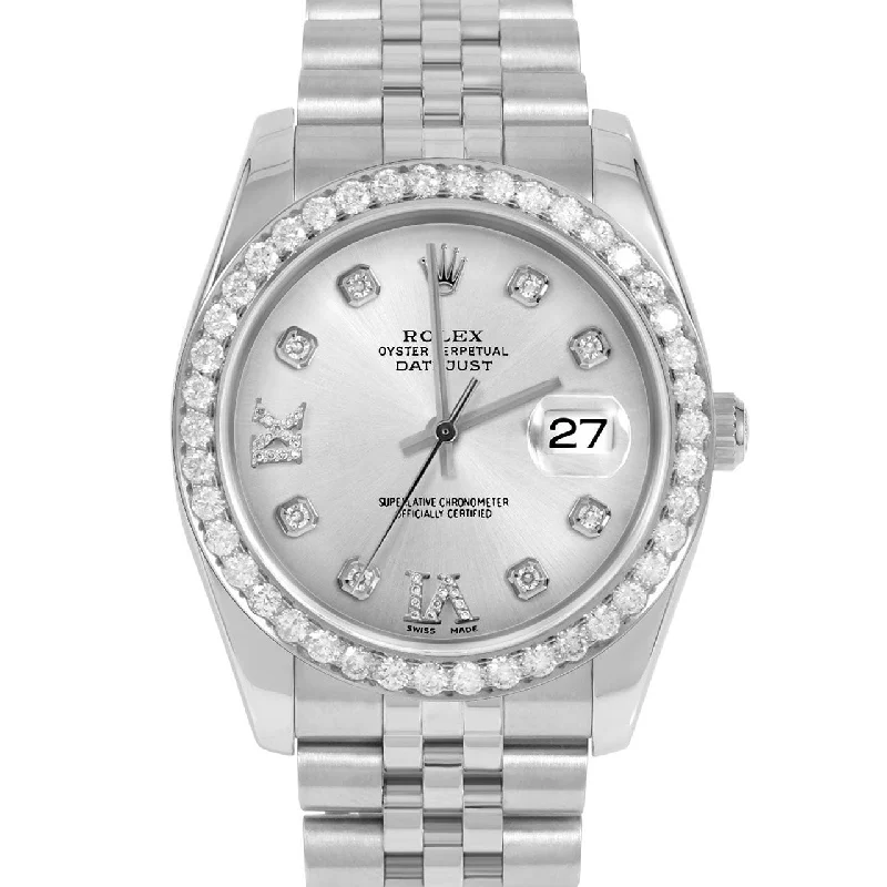 Rolex Datejust 36mm | 116234-SLV-8DR69-25CT-JBL