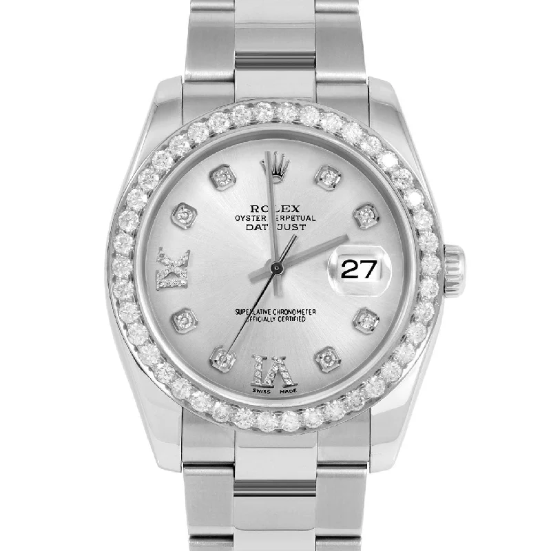 Rolex Datejust 36mm | 116234-SLV-8DR69-25CT-OYS