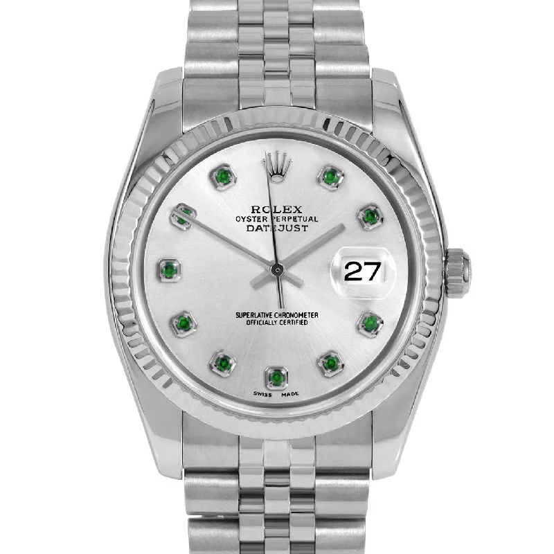 Rolex Datejust 36mm | 116234-SLV-EMD-AM-FLT-JBL