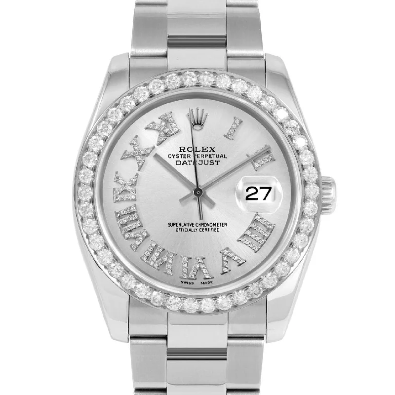 Rolex Datejust 36mm | 116234-SLV-FDR-25CT-OYS