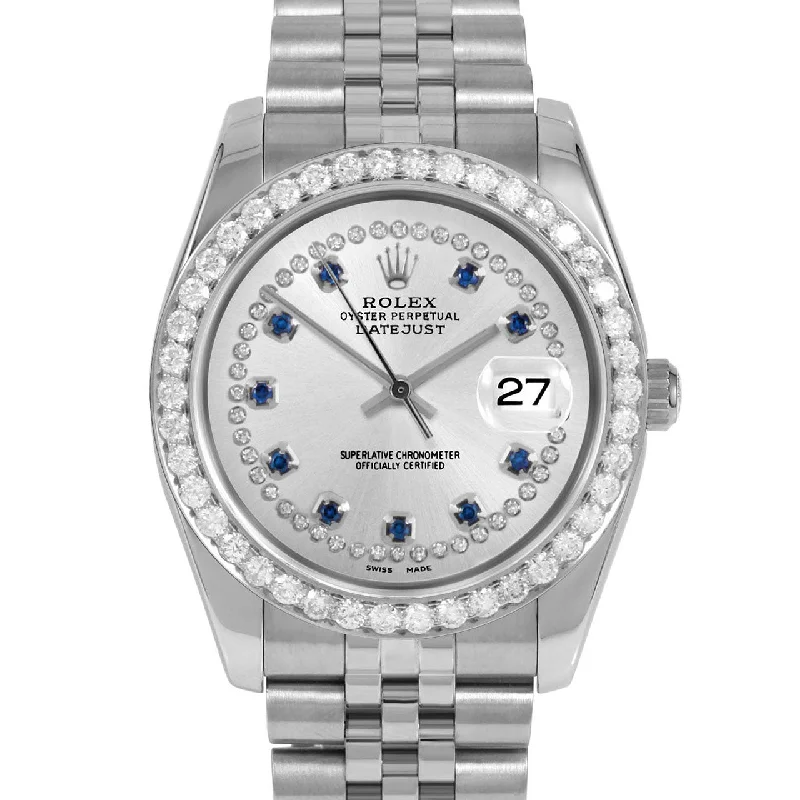 Rolex Datejust 36mm | 116234-SLV-STRS-25CT-JBL