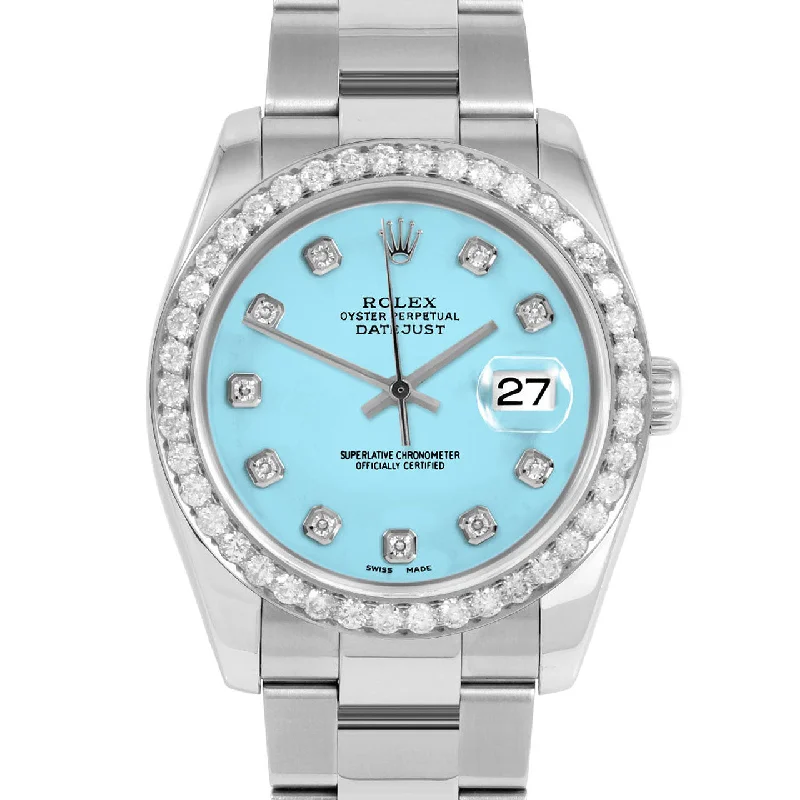 Rolex Datejust 36mm | 116234-TRQ-DIA-AM-25CT-OYS