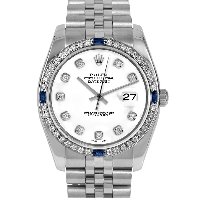 Rolex Datejust 36mm | 116234-WHT-DIA-AM-4SPH-JBL