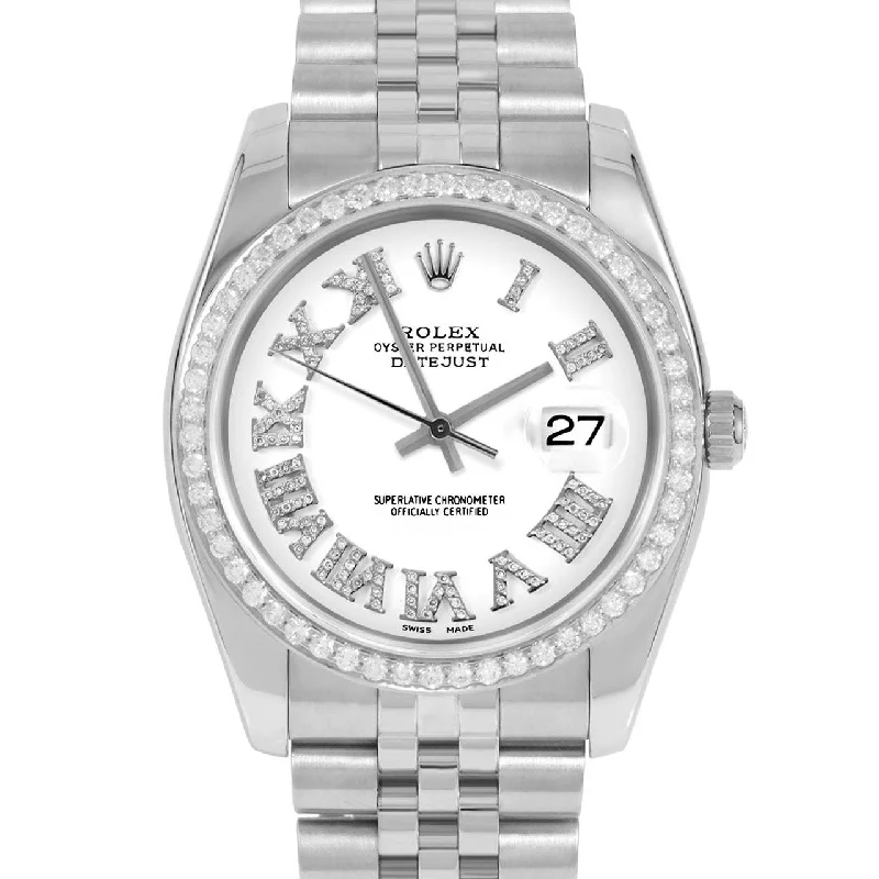 Rolex Datejust 36mm | 116234-WHT-FDR-BDS-JBL