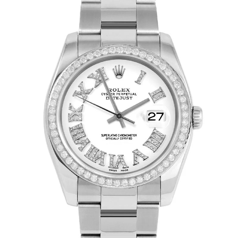 Rolex Datejust 36mm | 116234-WHT-FDR-BDS-OYS