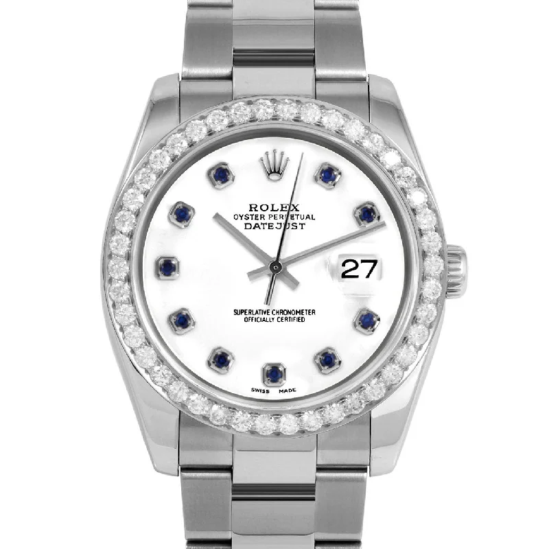 Rolex Datejust 36mm | 116234-WHT-SPH-AM-25CT-OYS