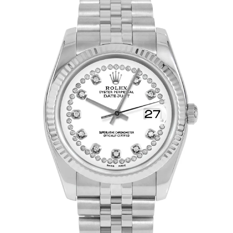 Rolex Datejust 36mm | 116234-WHT-STRD-FLT-JBL