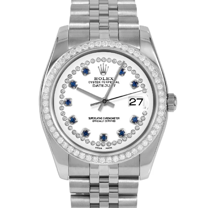 Rolex Datejust 36mm | 116234-WHT-STRS-BDS-JBL