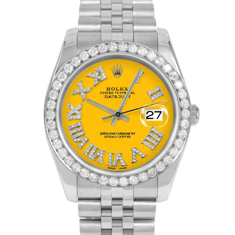 Rolex Datejust 36mm | 116234-YLW-FDR-25CT-JBL