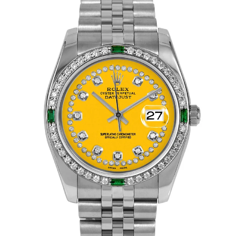 Rolex Datejust 36mm | 116234-YLW-STRD-4EMD-JBL