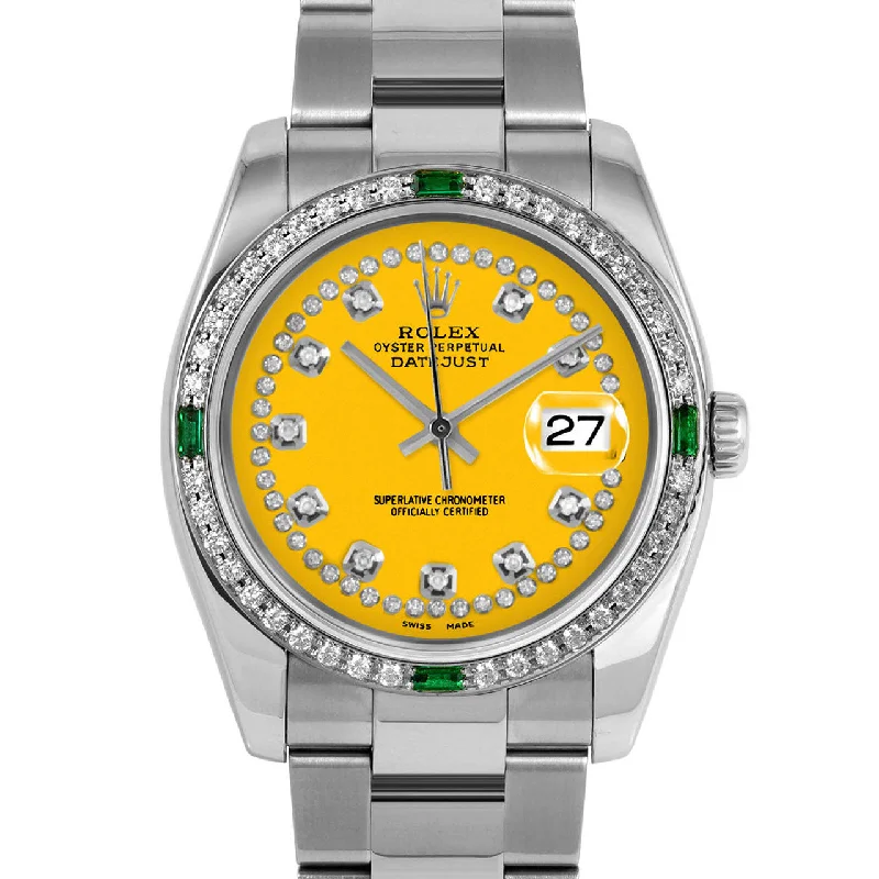 Rolex Datejust 36mm | 116234-YLW-STRD-4EMD-OYS