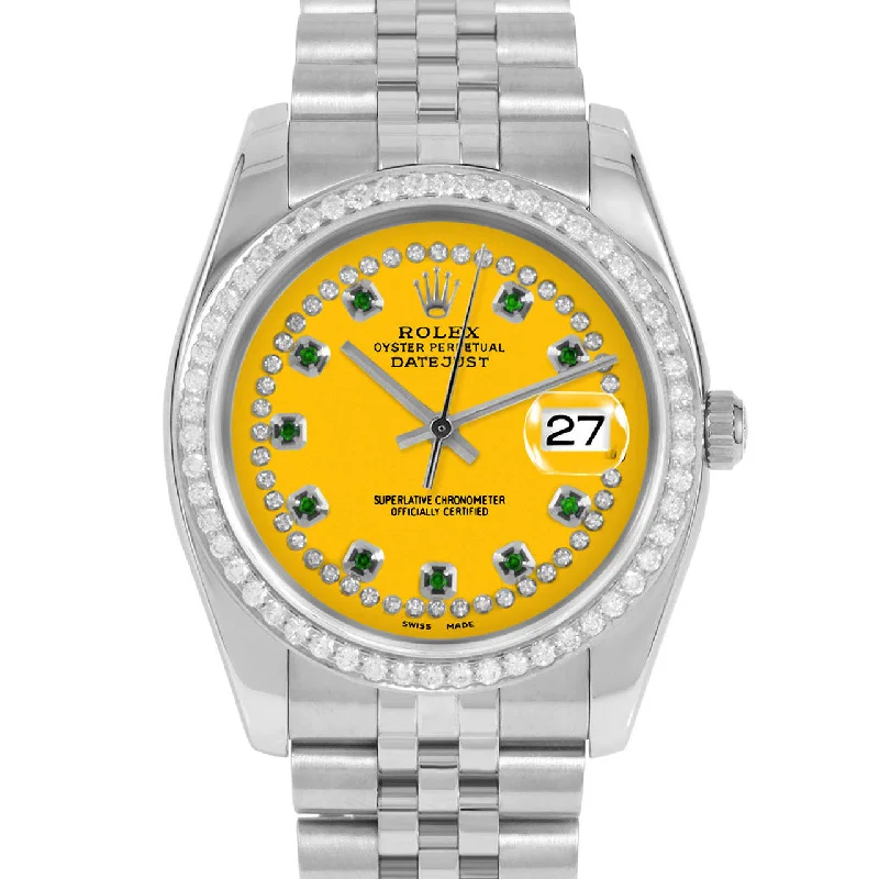 Rolex Datejust 36mm | 116234-YLW-STRE-BDS-JBL