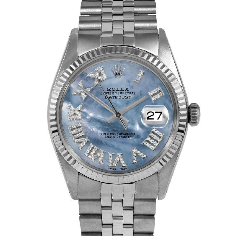 Rolex Datejust 36mm | 1601-SS-BLMOP-FDR-FLT-JBL