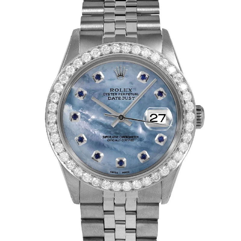 Rolex Datejust 36mm | 1601-SS-BLMOP-SPH-AM-25CT-JBL