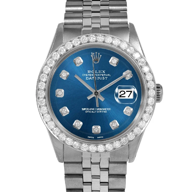 Rolex Datejust 36mm | 1601-SS-BLU-DIA-AM-25CT-JBL