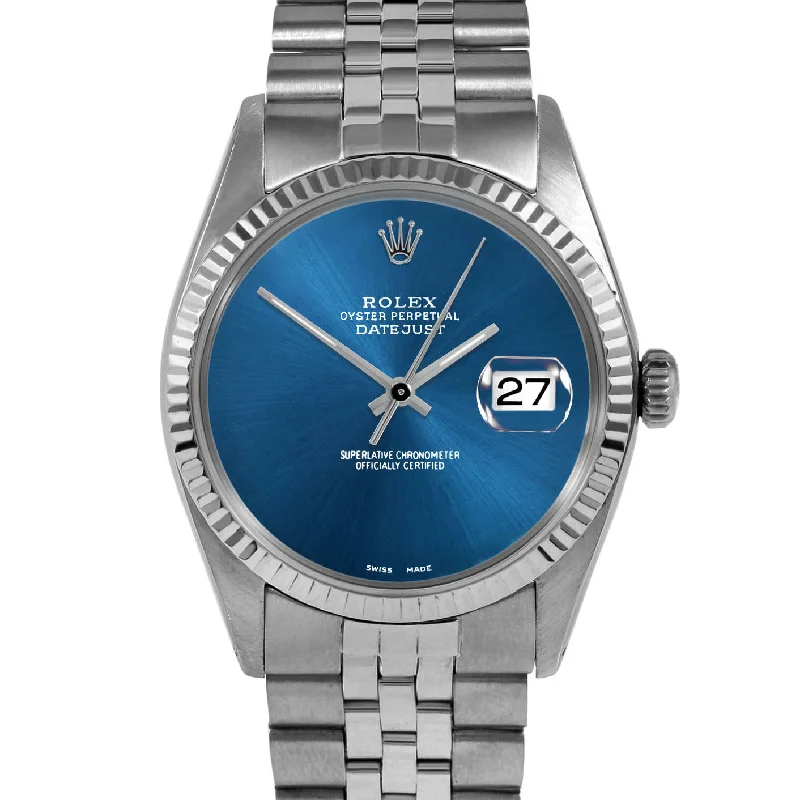 Rolex Datejust 36mm | 1601-SS-BLU-NOHM-FLT-JBL