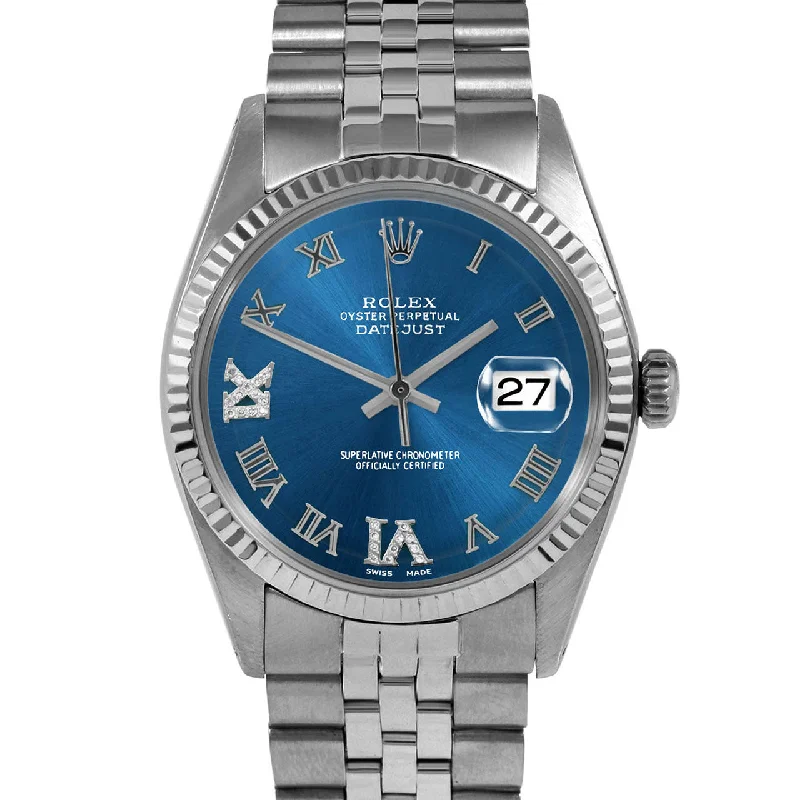 Rolex Datejust 36mm | 1601-SS-BLU-RDR69-FLT-JBL